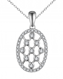 OVAL STYLE DIAMOND PENDANT (TP3035)